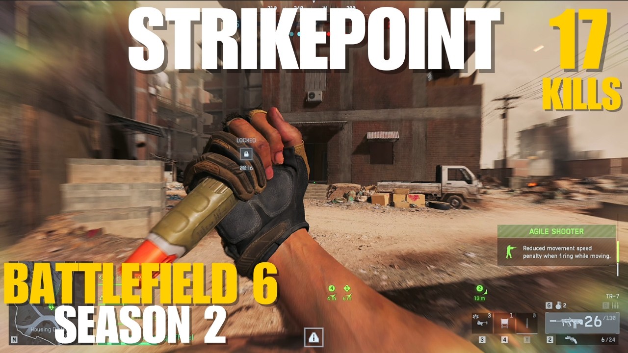 BATTLEFIELD 6 - STRIKEPOINT 17KILLS  using TR-7 AR! FULL Gameplay! New Sobek City Map! Season 2