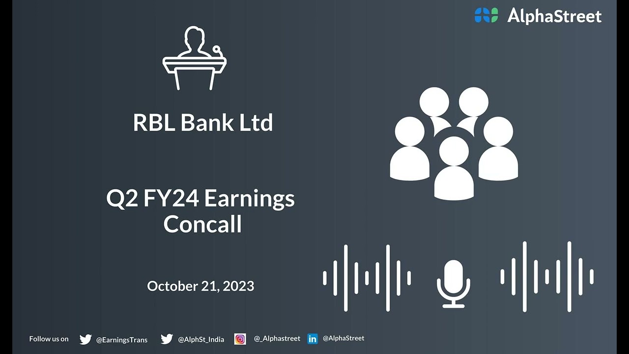 RBL Bank Ltd Q2 FY24 Earnings Concall