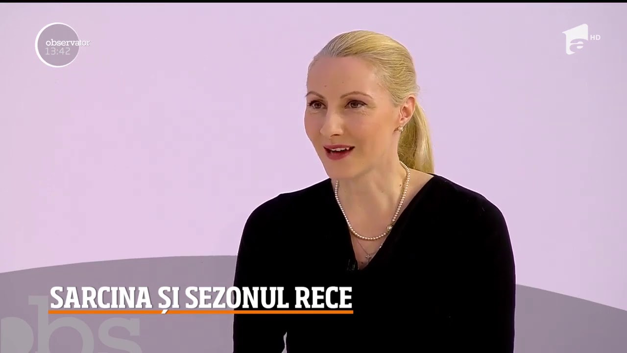 Dr. Mona Zvanca - Sfaturi pentru gravide in sezonul rece - Interviu pentru Observator TV, Antena 1