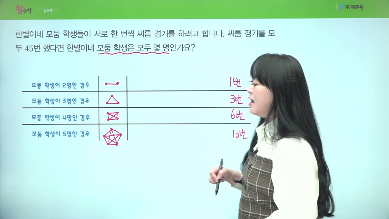 왕수학 실력 5-1, 3단원 실력높이기 15번 해설강의 (2022개정교육과정반영) 저작권: 에듀왕