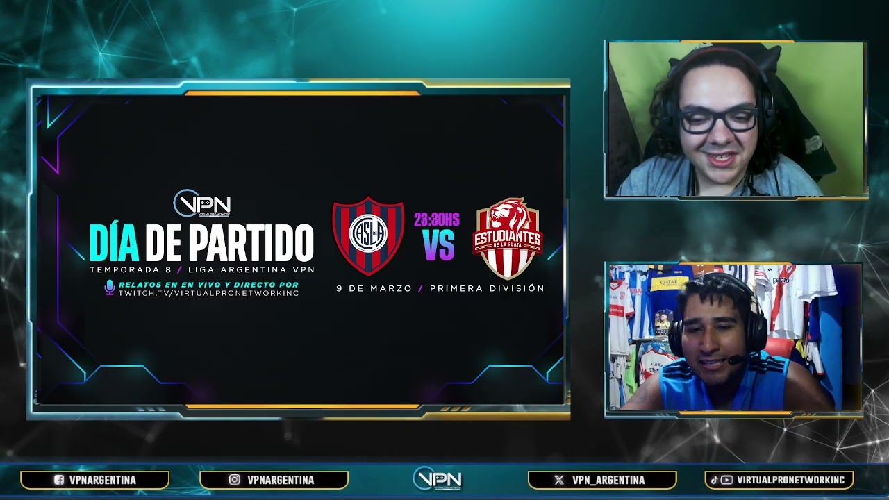 VPN Argentina |Liga Argentina | Instituto Esports vs CAI Esports | San Lorenzo Esports vs Estudiante