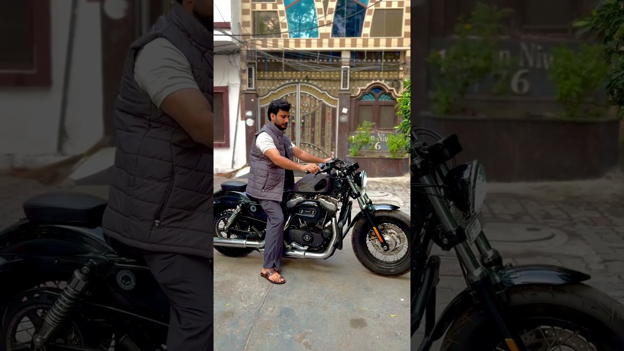 Harley 48 exhaust sound superb #harleydavidson