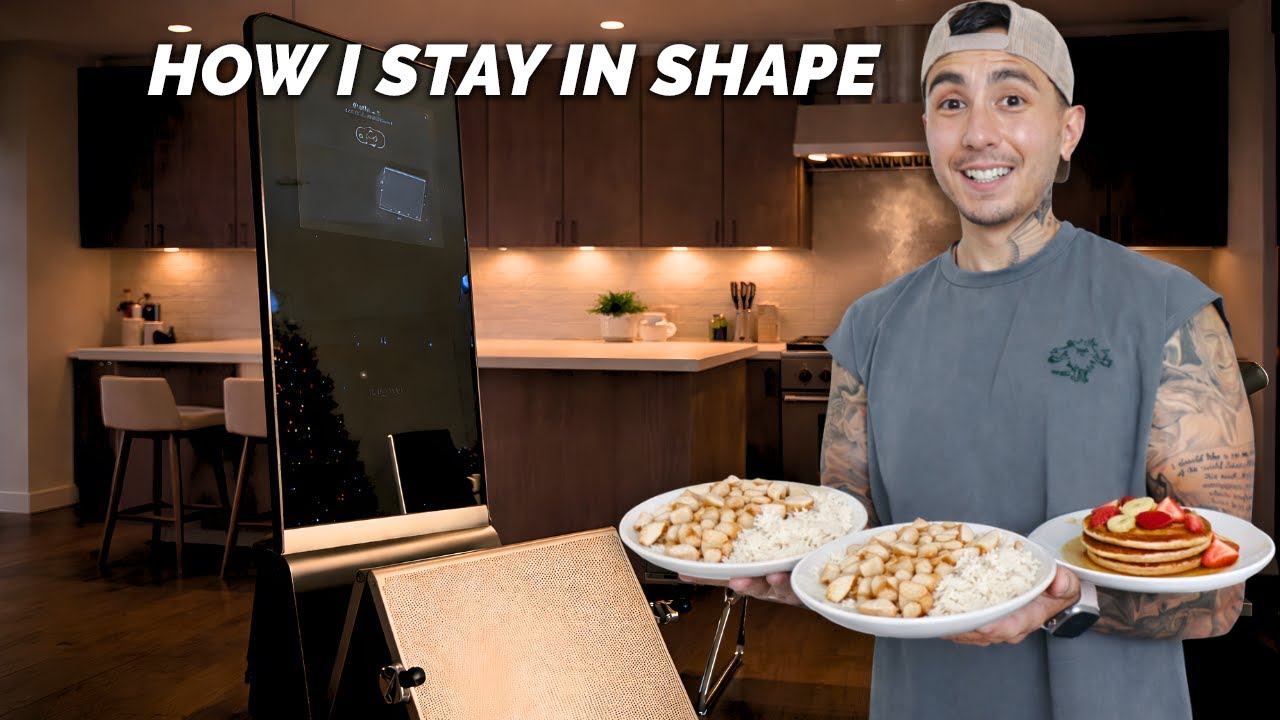 I Eat Like This to Stay in Shape (Full Day of Eating + AI AEKE K1 Home Workout)