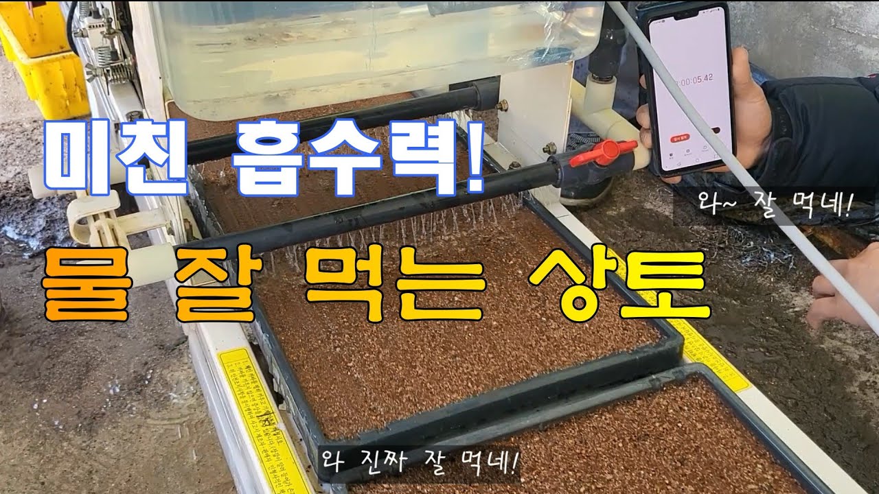 물 잘먹는 부농상토 / 품질 좋은 상토추천 / 못자리상토 / 흡수력 끝판왕 / 성공 농사 Tip