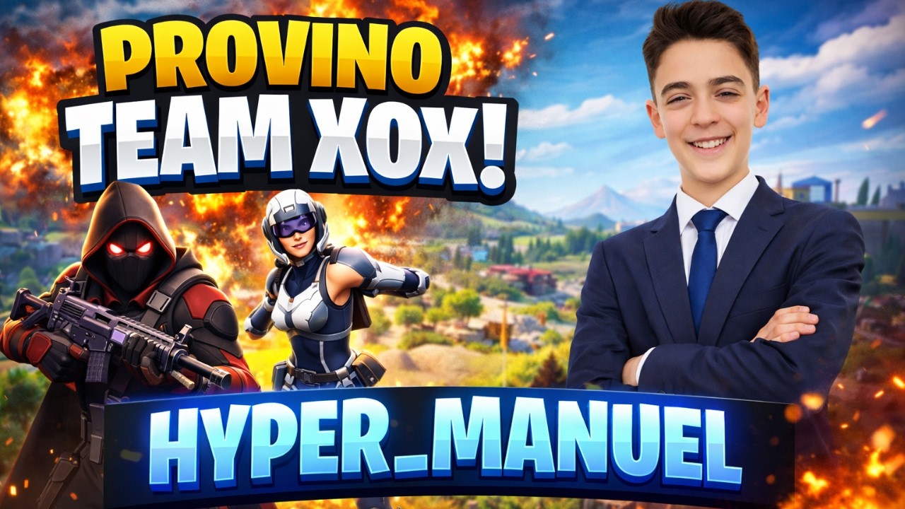 Altro PROVINO per il TEAM XOX ad Hyper_Manuel! #fortnite #provini
