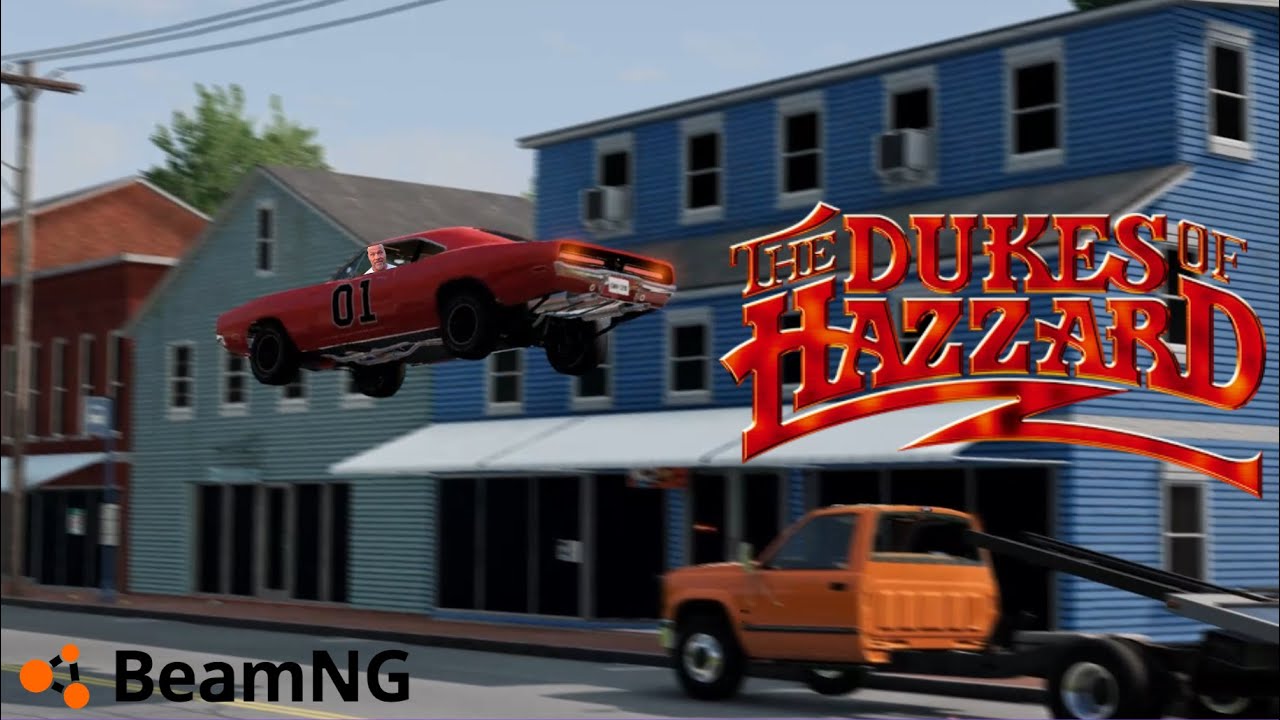 General Lee Crashes, Fails, And Jumps In BeamNG