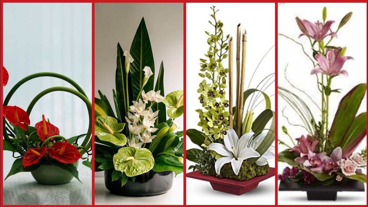 Adorable and stunning ikebana flower arrangement ideas for home decor and garden decoration