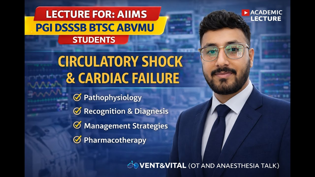 CIRCULATORY SHOCK & CARDIAC FAILURE