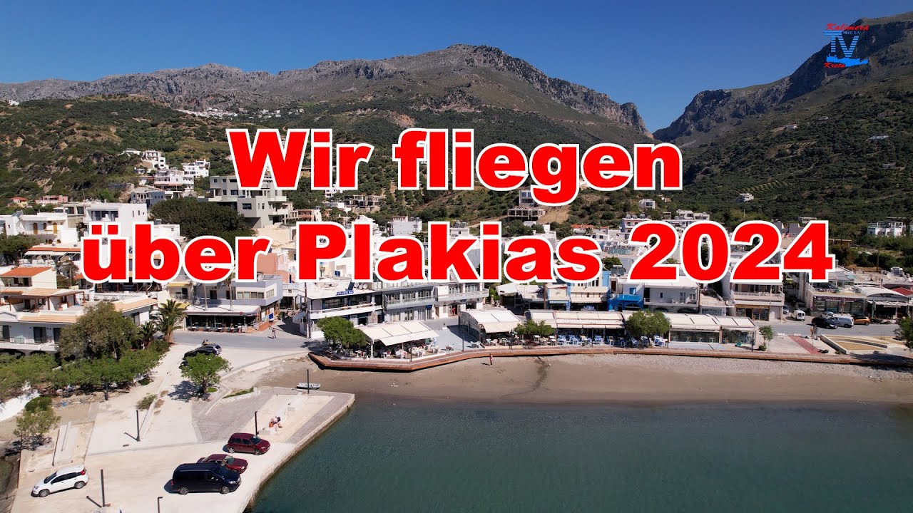 Wir fliegen über Plakias - Kreta/Crete 2024