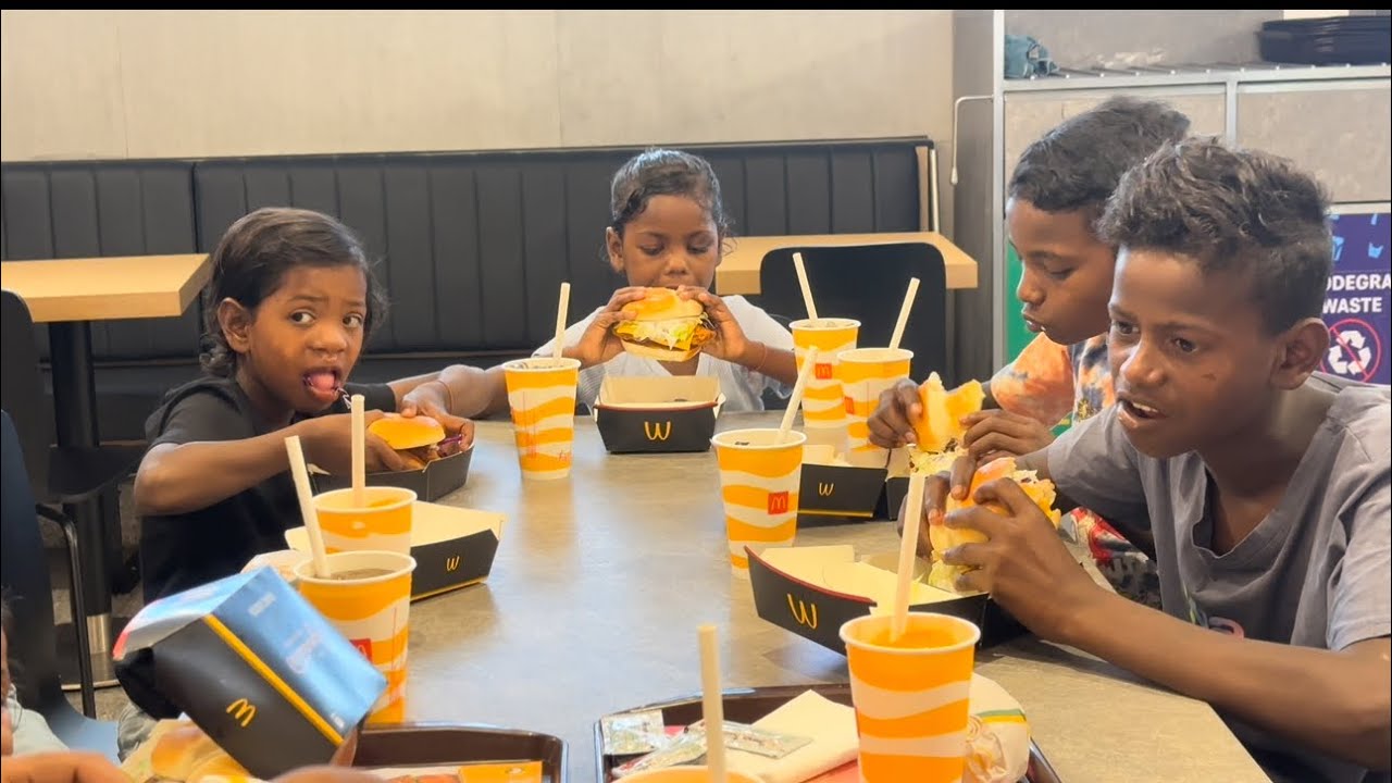 Outing with Amrita’s Family: McDonald’s Treat and Ted Kunchok’s Gifts