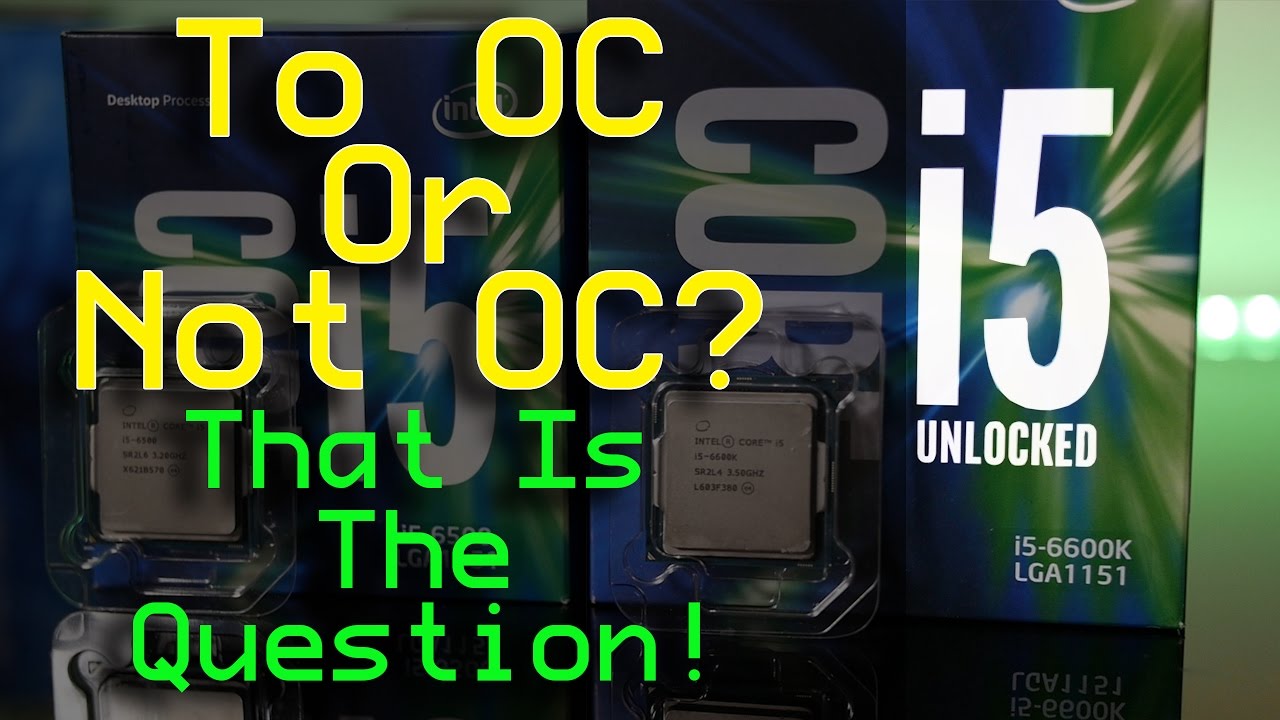 This is why you NEED an overclockable CPU!