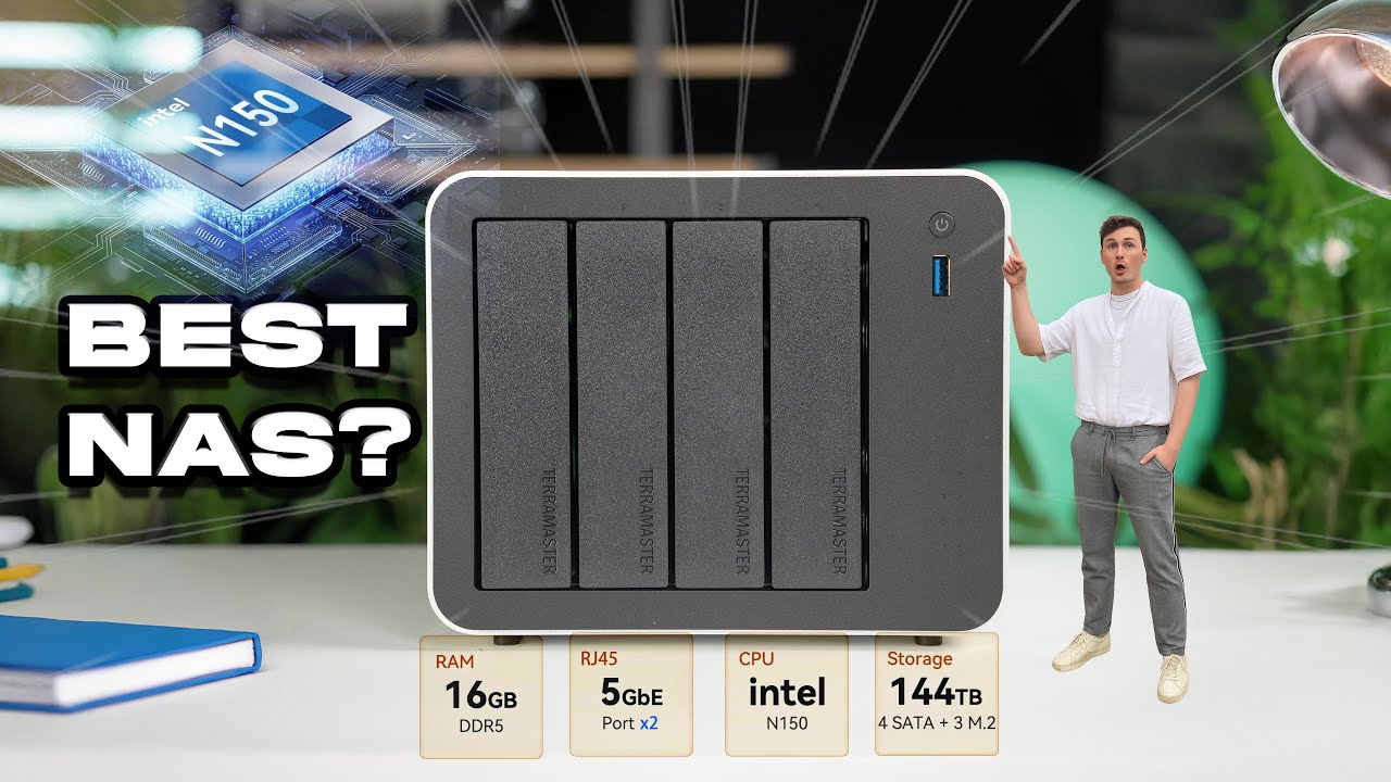 Лучшая доступная система NAS 2026 года? - TerraMaster F4-425 Plus NAS