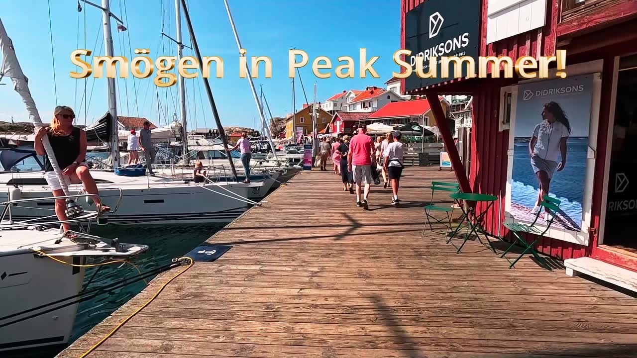 Smögen Sweden 4K – Sunny Walk on the Iconic Smögenbryggan