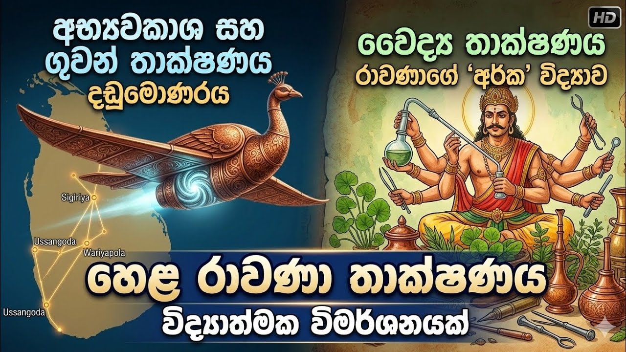 හෙළ රාවණා තාක්ෂණය: මිථ්‍යාවක්ද? විද්‍යාත්මක පදනමක් තිබේද? ✈️⏳ #Ravana                   