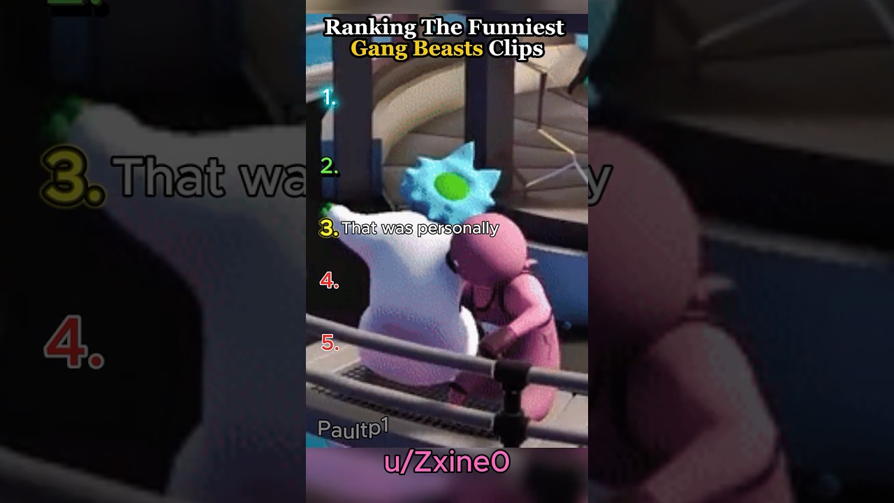 Ranking The Funniest Gang Beasts Clips 😂 #gaming