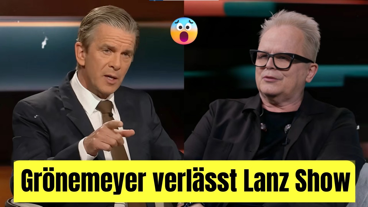Herbert Gr&ouml;nemeyer verl&auml;sst Markus Lanz Show nach hitziger Auseinandersetzung