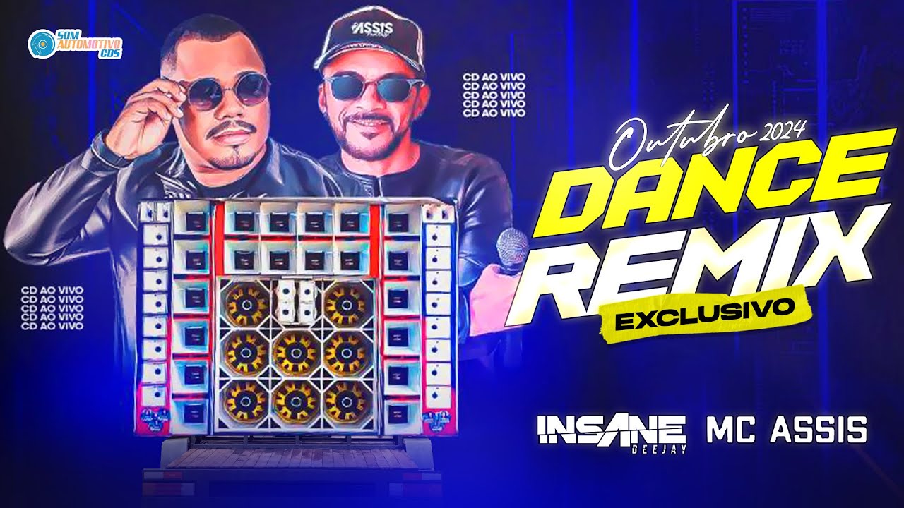 DANCE COMERCIAL REMIX 🎧 INSANE DJ E MC ASSIS AO VIVO 🔊 PAREDÃO RSJL