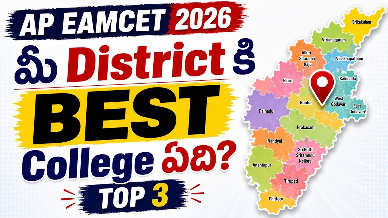 AP EAMCET 2026 District wise Top 3  Engineering colleges Review 