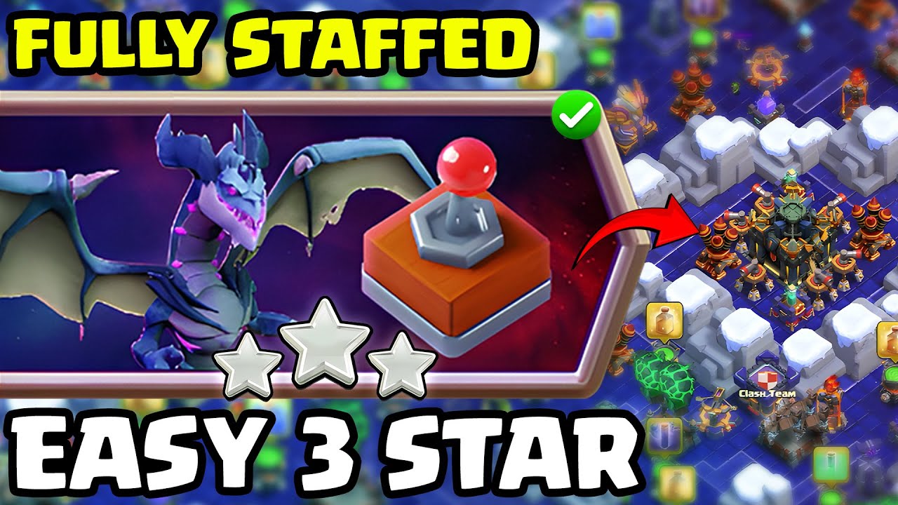 Easiest Way To 3 Star Fully Staffed Event Attack in Clash of clans #clashofclans 