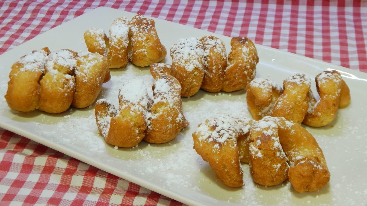 Cómo hacer unos dulces típicos de Jaen, tirabuzones dulces y muy crujientes