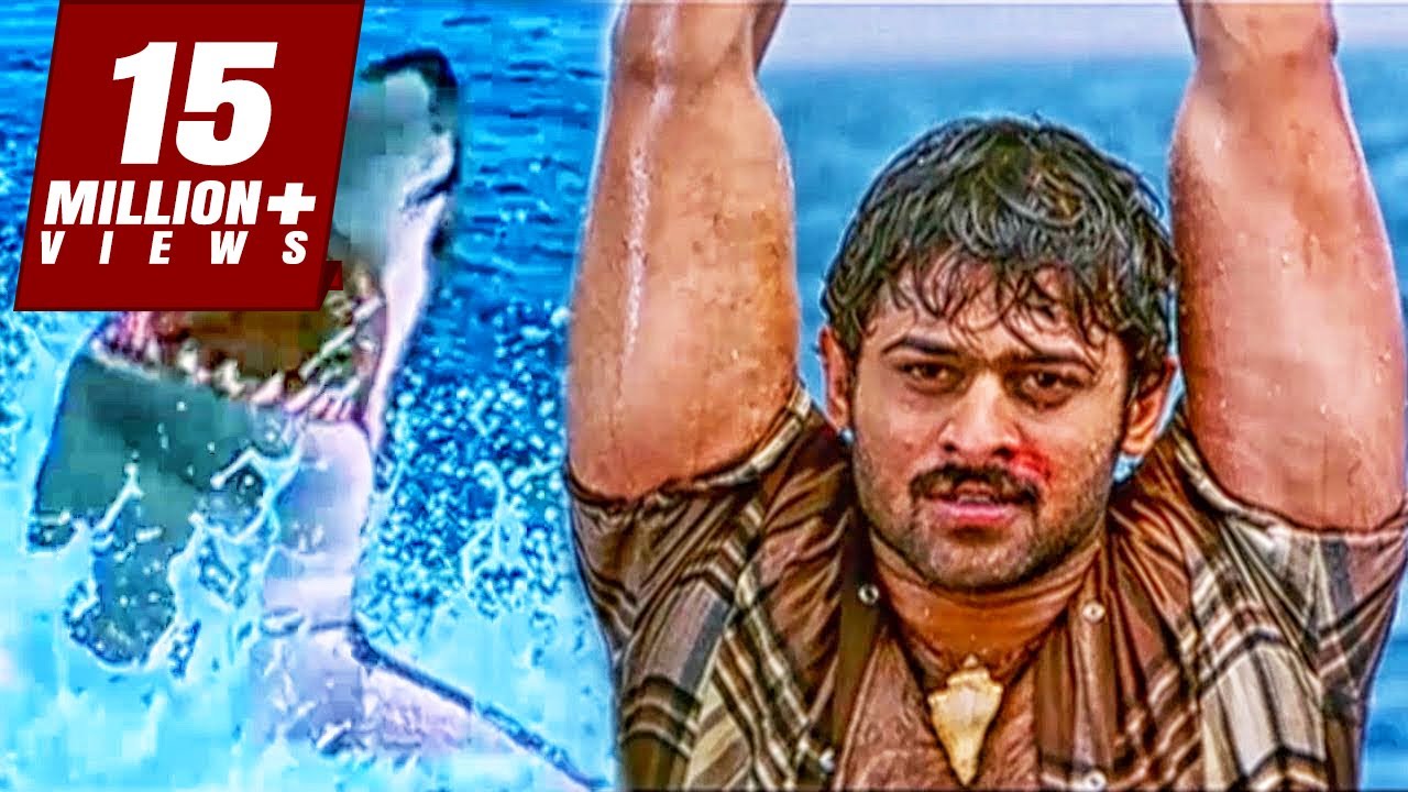 क्या हुआ जब प्रभास भीड़ गया शार्क के साथ | प्रभास का ज़बरदस्त फाइट सीन | हुकूमत की जंग