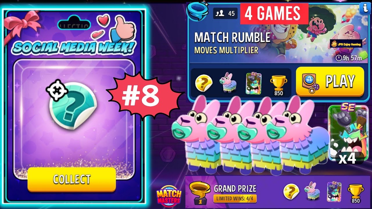 4 GAME)/(Match Rumble) Multiplier Madness +Super Sized +Blow'Em Up
