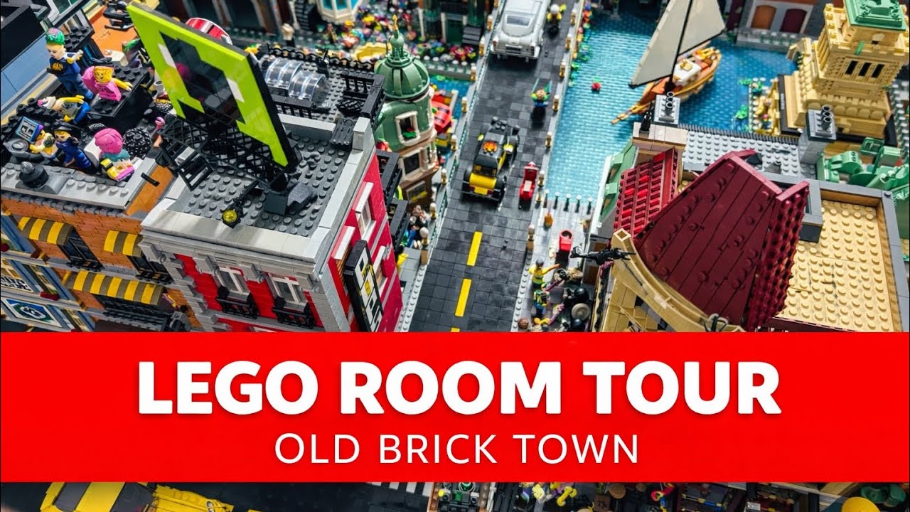 LEGO ROOM TOUR | January 2026 | Build a Lego City in a Small Space