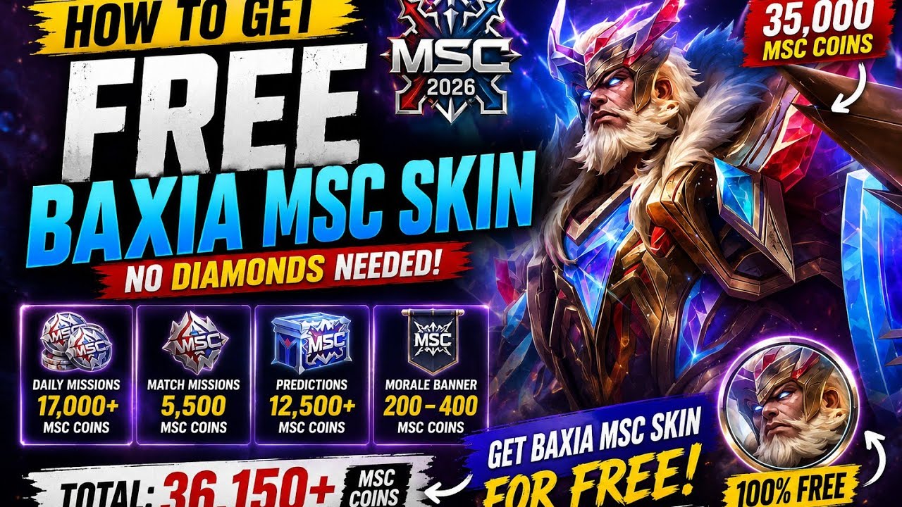 Get Baxia MSC skin for free | No clickbait
