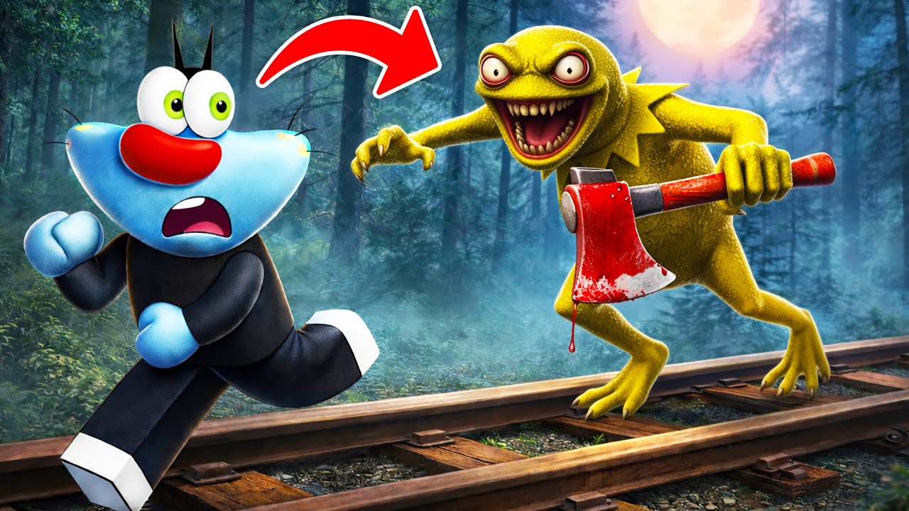 Can We Escape THE SCARY EVIL KERMIT FROG😱=💀 (Roblox ft.Oggy)