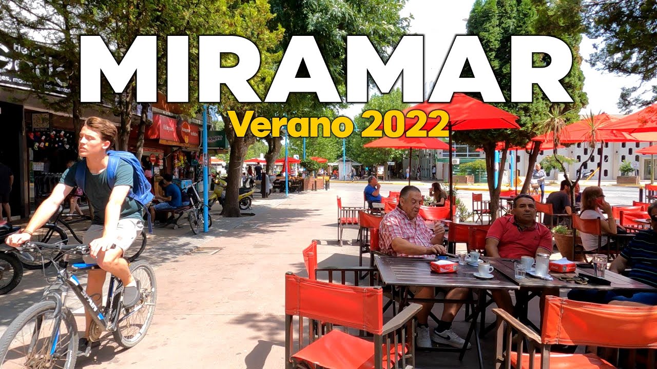 Caminando por MIRAMAR (Walking Tour) | ARGENTINA 4K.