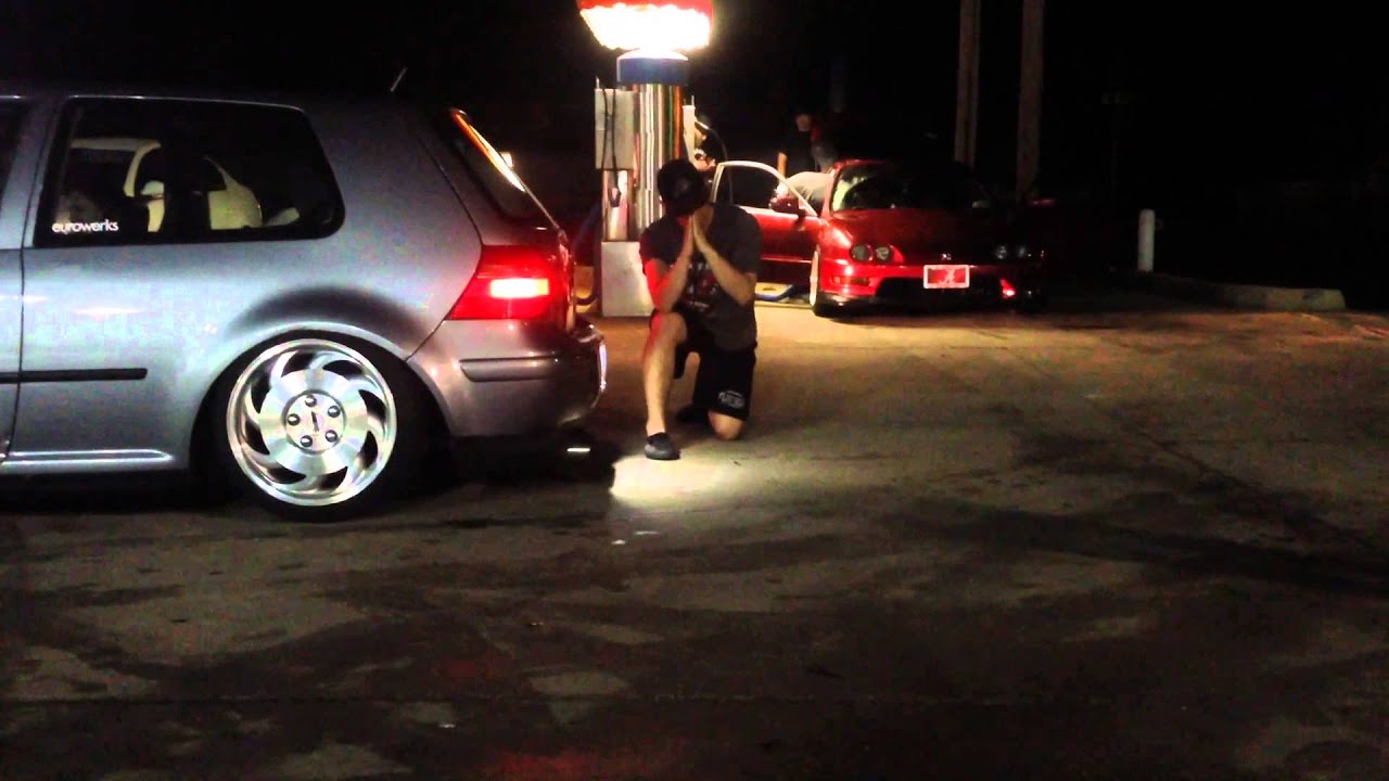 Slammed Mk4 GTI Anti-Lag