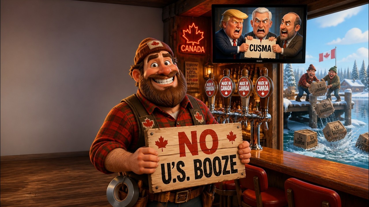 Canada&rsquo;s Booze Rebellion: No Bourbon Political Satire
