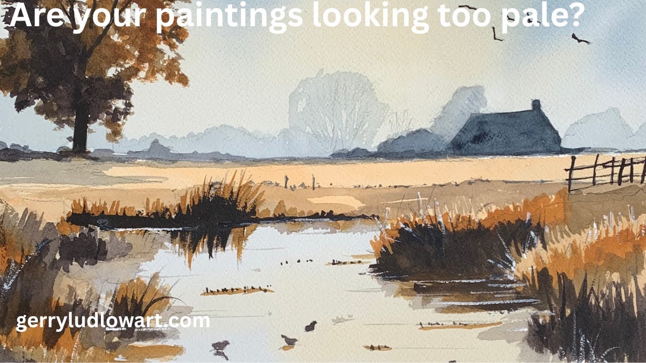 ADD ATMOSPHERE AND CONTRAST TO YOUR WATERCOLOURS