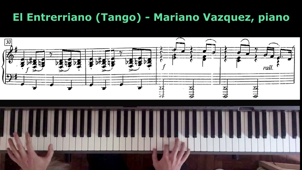 El entrerriano (Tango) - Piano solo