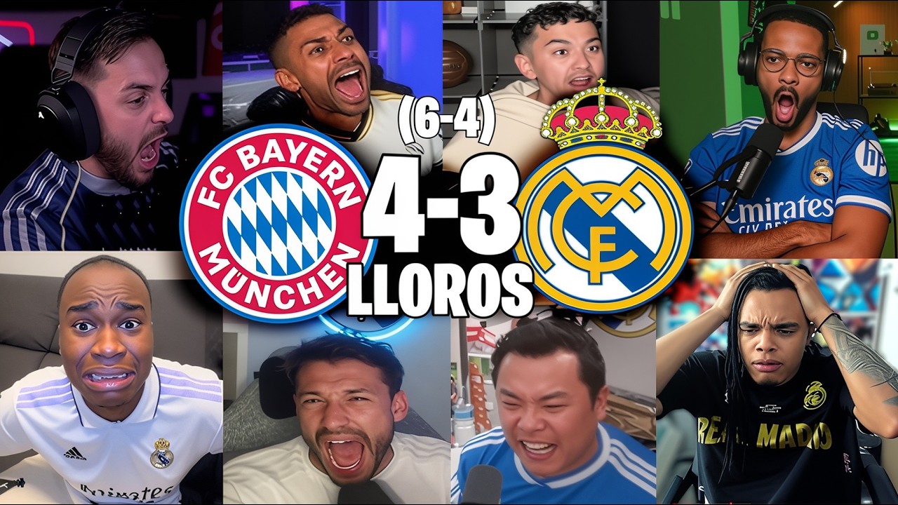 LLOROS MADRIDISTAS AL BAYERN MUNCHEN 4-3 REAL MADRID / PARTE 1