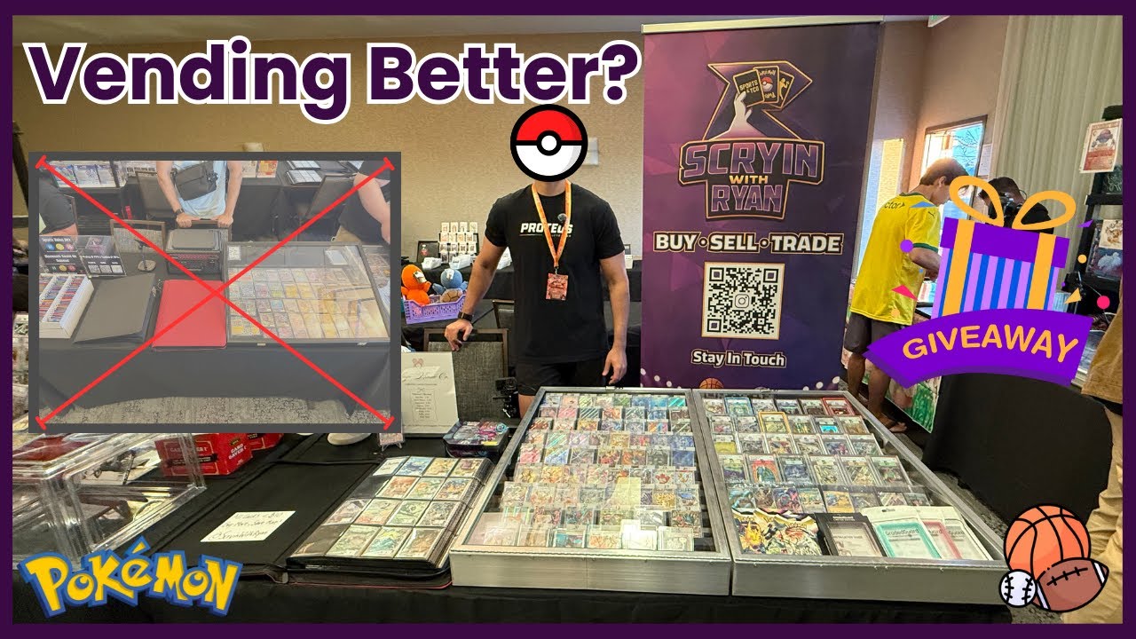 Vending A Local Pokemon Card Show Start To Finish - Vendor POV - VendingWithRyan