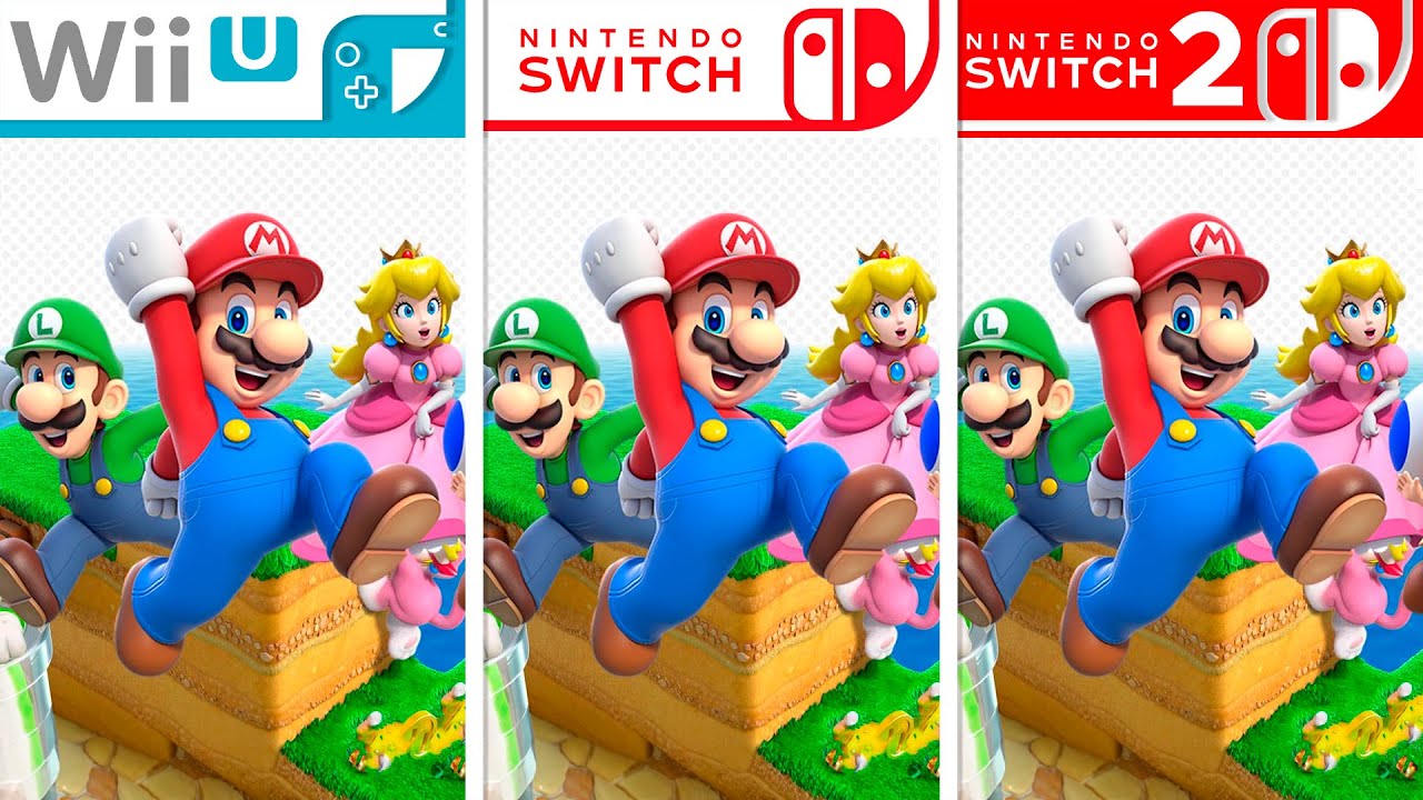 Super Mario 3D World | WiiU - Switch - Switch 2 | Final Graphics Comparison