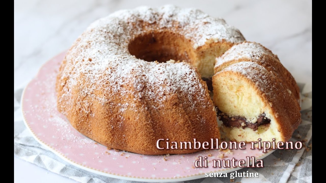 Ciambellone ripieno di nutella che non va sul fondo