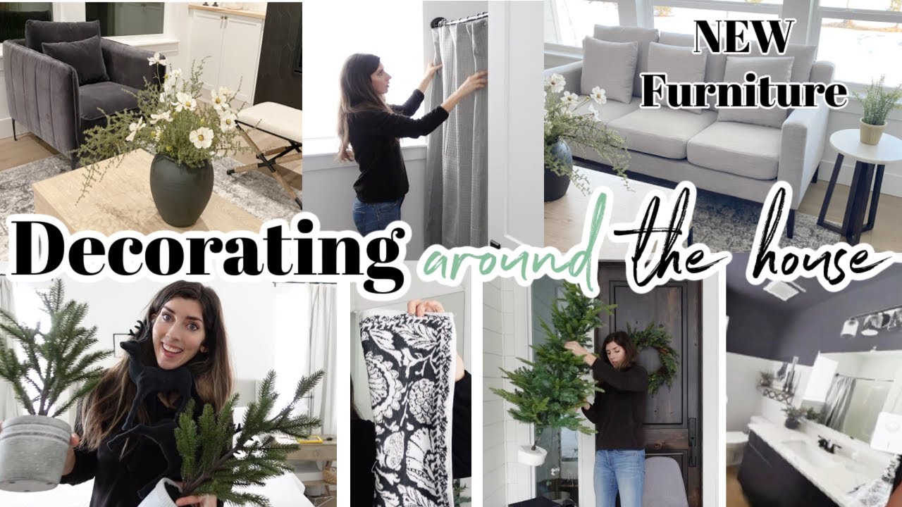 Decorate With Me & Trying NEW Furniture + Tackling Projects Around The House!