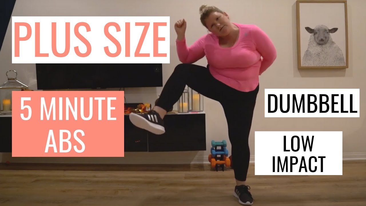 PLUS SIZE Standing Core/Ab Workout / Low Impact
