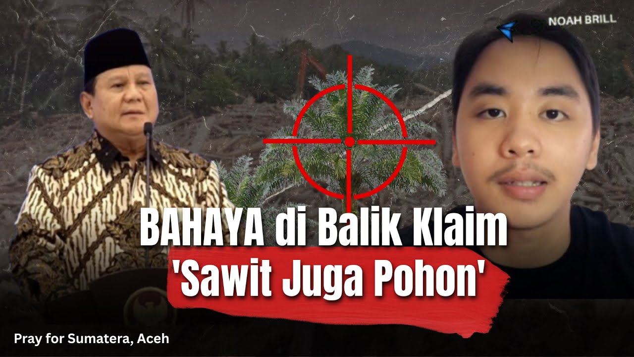 BENCANA SUMATERA: Fakta Kalau Sawit Jadi "Bom Waktu" yang Mematikan!!