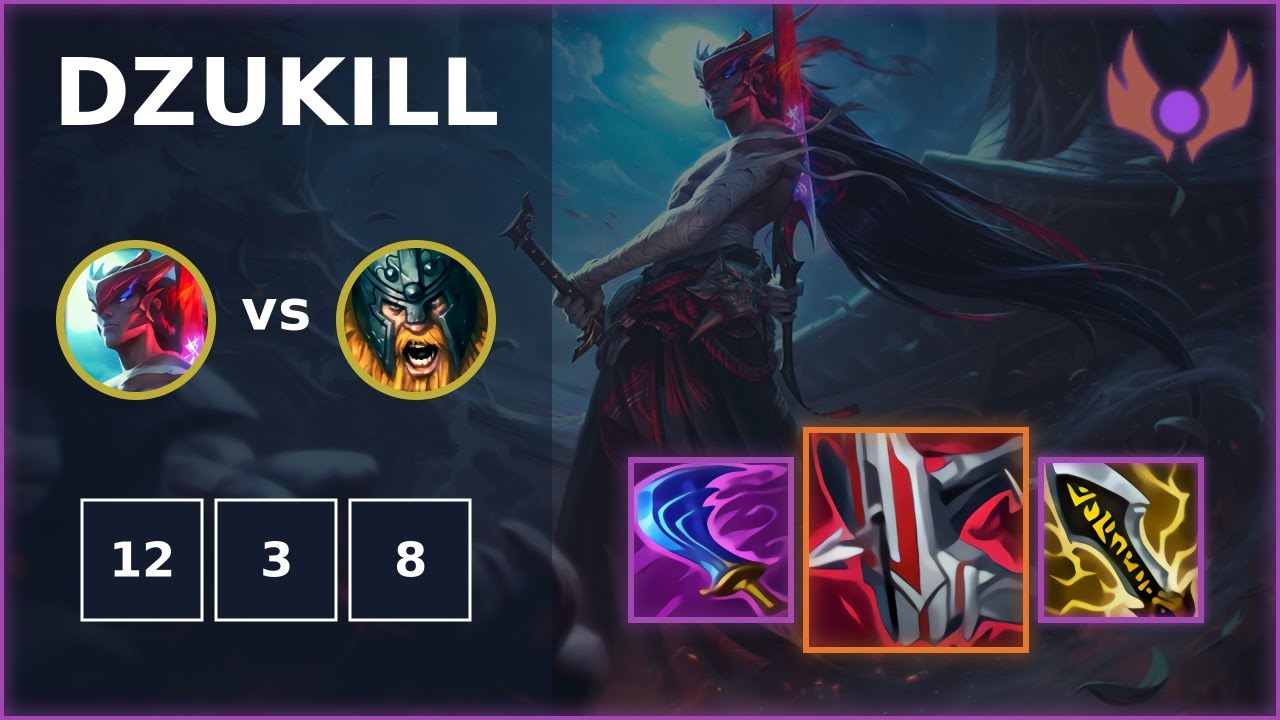 [ Dzukill ] Yone TOP vs Olaf | EUW MASTER | LOL Season 2022