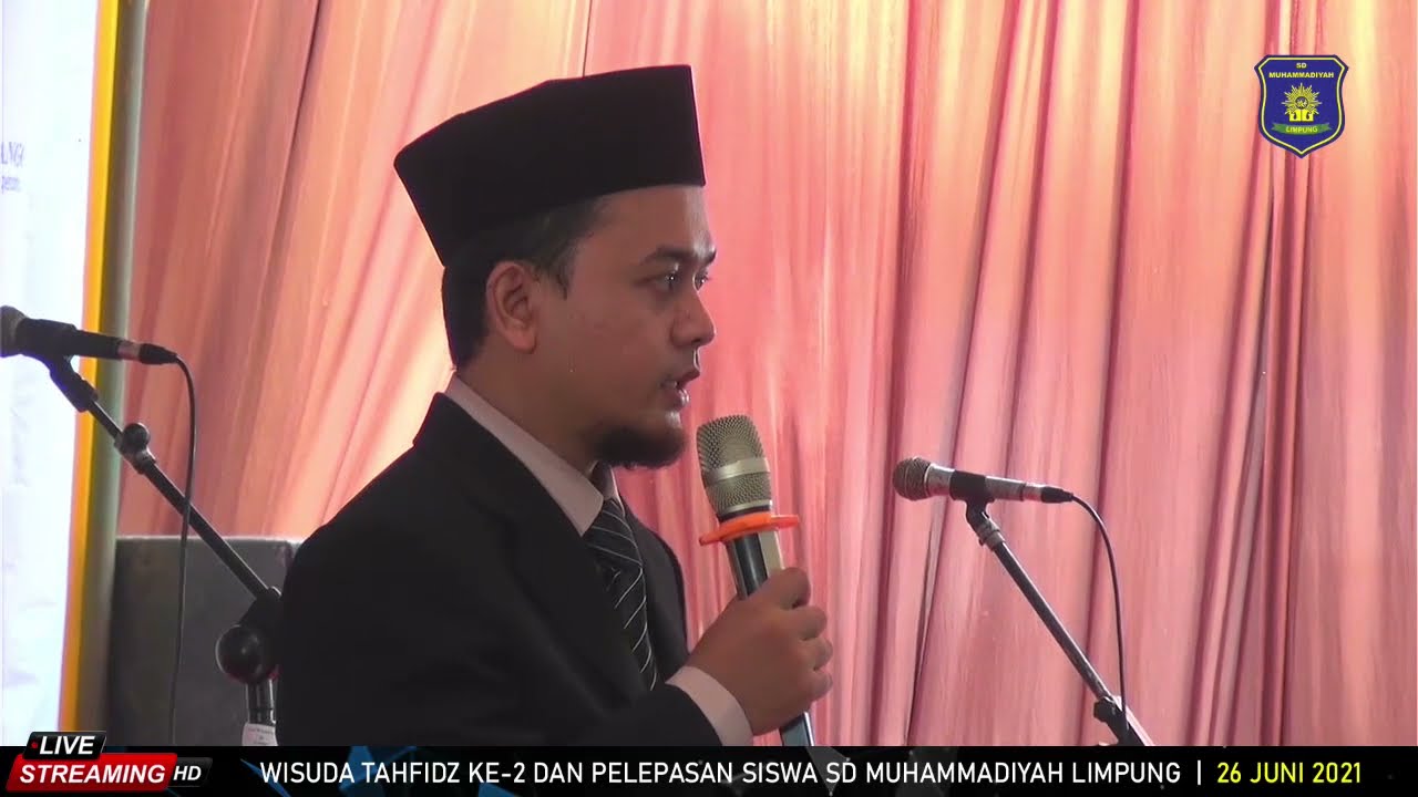 SAMBUTAN KETUA PANITIA WISUDA TAHFIDZ II SD MUHAMMADIYAH LIMPUNG TAHUN 2021