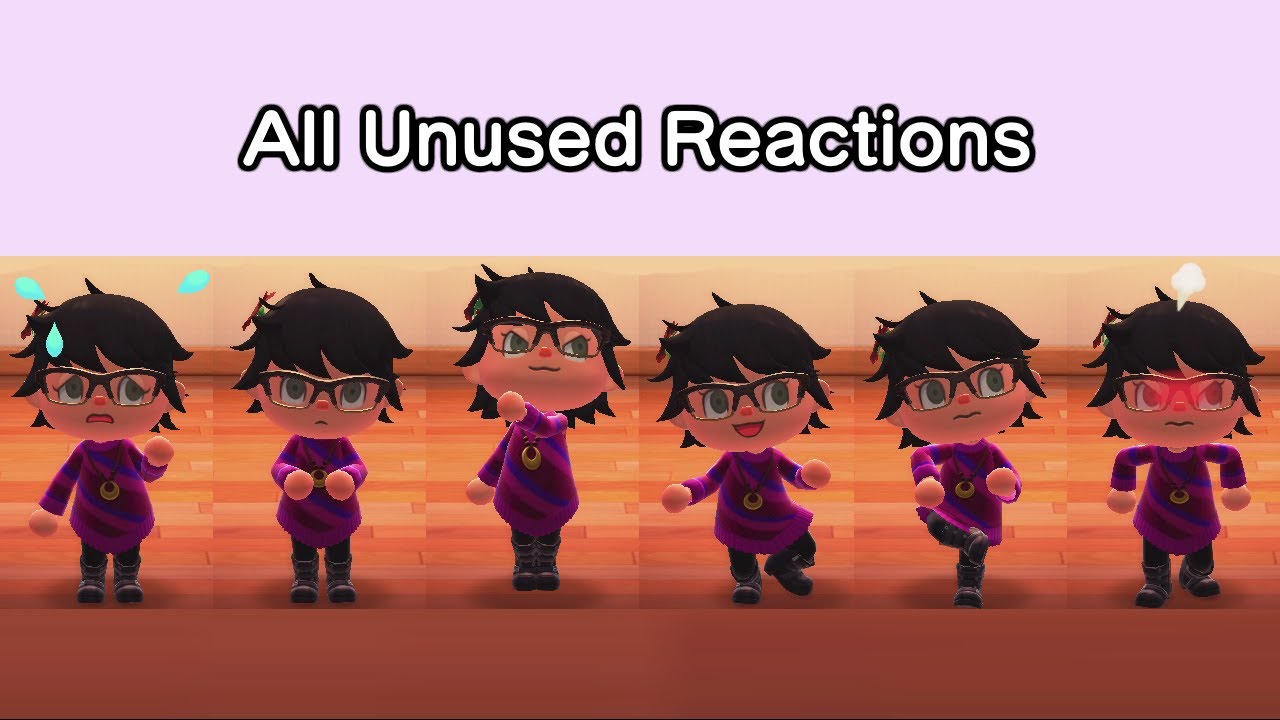 All Unused Reactions in Animal Crossing New Horizons