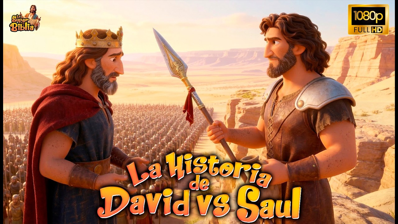 POR QUÉ DAVID PERDONÓ A SAÚL | El fugitivo de Israel | Historia bíblica en 3D