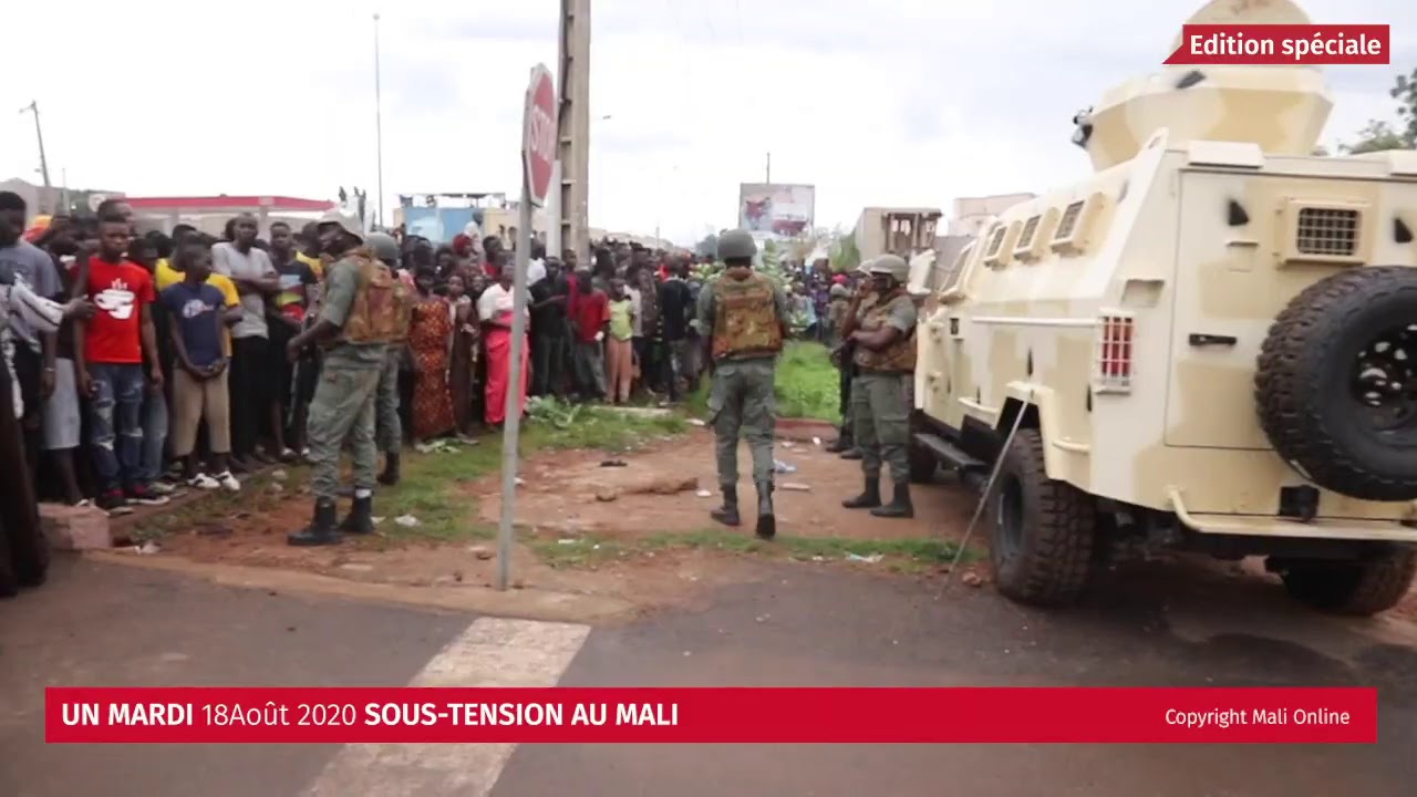 Mardi 18 aout 2020 sous haute tension à Bamako