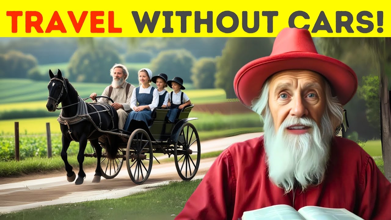 How Amish TRAVEL Without CARS : Buggy and Horse Power