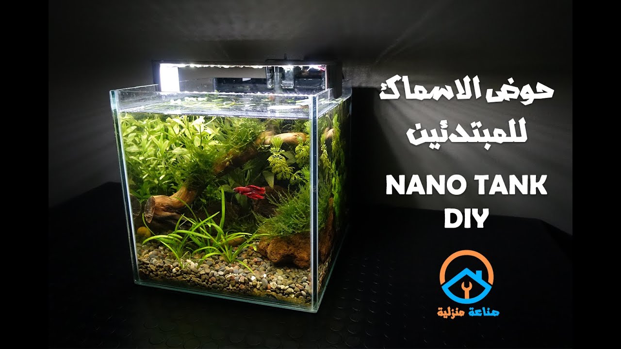 تجهيز حوض الاسماك للمبتدئين Build Nano Tank DIY