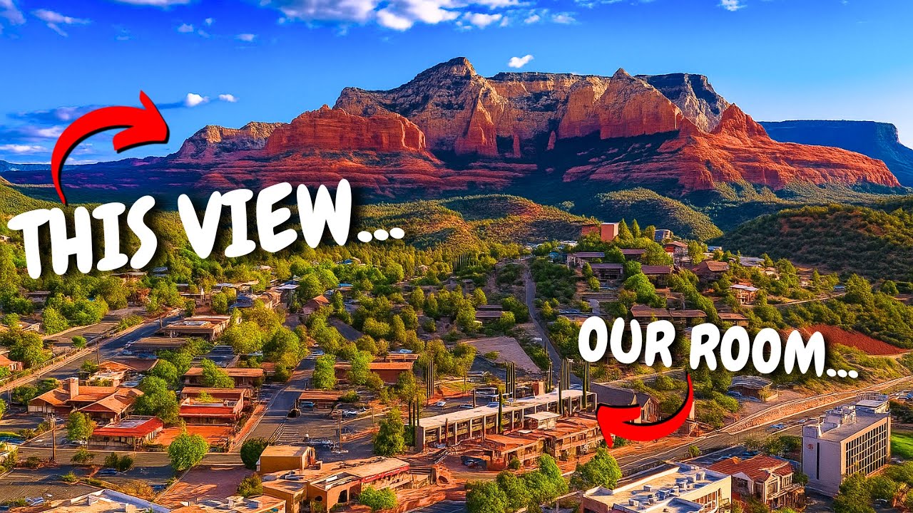 Sedona's Red Rock Views RIGHT FROM THE BALCONY! | Matterhorn Inn Full Tour