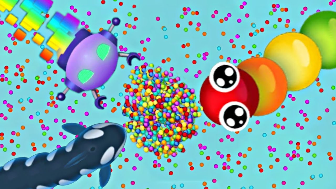 Snake.Io 🐍 Rainbow Vs CAMI-K 🐍 The Map Epic Snakeio Gameplay Snake Game 🐍